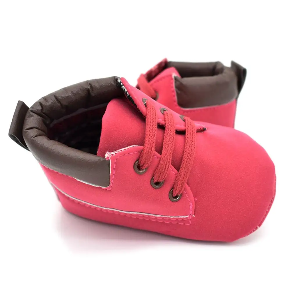 Детская обувь для младенцев детские мокасины младенческие противоскользящие Первые ходунки с мягкой подошвой для новорожденных 0-1 лет, обувь для маленьких мальчиков и девочек - Цвет: 20