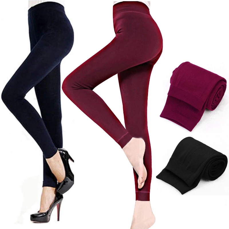 Christmas Leggings Wholesale Leggings For Women Thick Slim Leggings Casual Winter Warm Faux