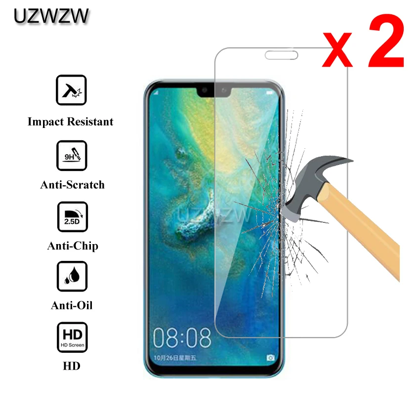 

2pcs For Huawei Y9 2019 Premium 2.5D 0.26mm Tempered Glass Screen Protector For Huawei Y9 2019 Protective Glass