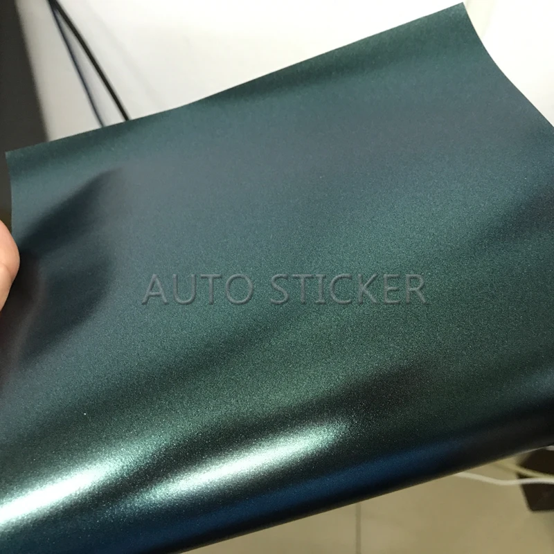 Pearl Metal Sapphire Green Car Wrap 11