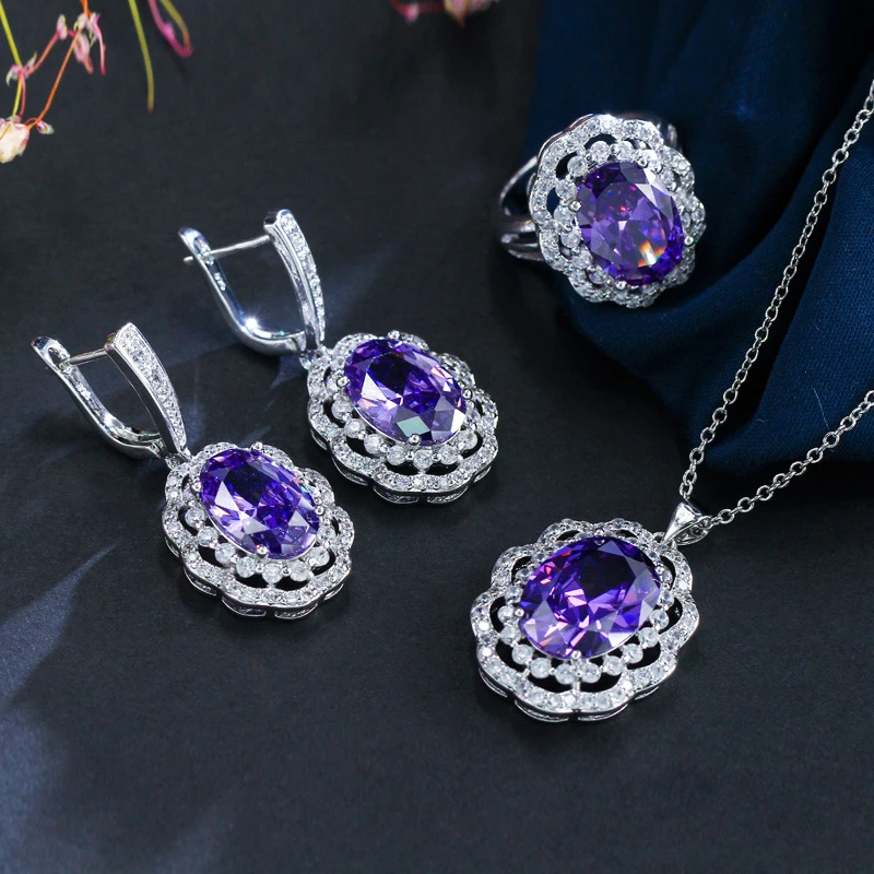 Earrings Necklace Ring 6
