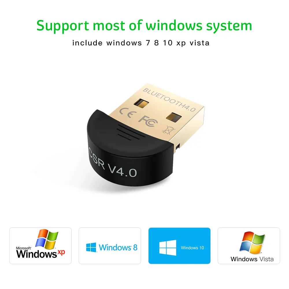 USB Bluetooth адаптер V 4,0 Двойной режим беспроводной ключ CSR 4,0 для портативных ПК Win Xp Win7/8/XP 25 Телефон