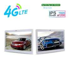 free delivery 10 inch Octa Core 4G LTE smartphone Tablet pc 4G RAM 64G ROM 1920*1200 HD Android 7.0 WIFI bluetooth GPS tablets