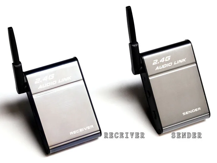 

50M 2.4GHz Wireless Speaker Sender Receiver Audio Music Box Wireless speaker Adapter Universal for Media IPhone IPad BX501