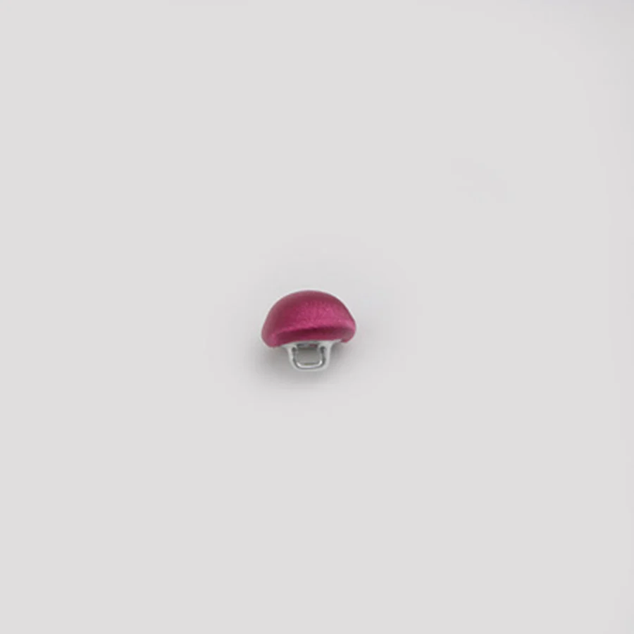 15 шт./лот 10 мм искусственная шелковая ткань металлические пуговицы Круглый хвостовик кнопка для кардиган китайский Тан ткань швейные пуговицы ручной работы питания - Цвет: rosepink