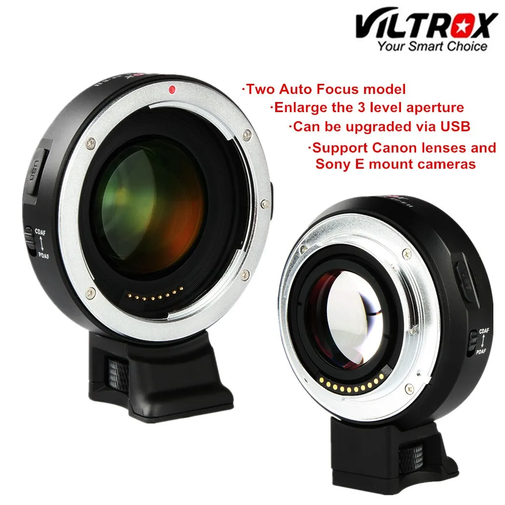 Viltrox EF E II адаптер для объектива с автоматической фокусировкой Canon EOS объектив