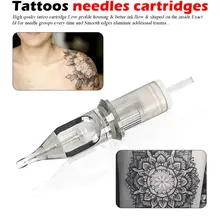 10 шт. ABS Материал татуировки картридж иглы одноразовые полуперманентный макияж бровей татуировки ручка машина