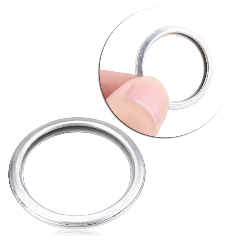 For Subaru 1985 2018 10Pcs Metal Oil Drain Plug Crush Washer Gasket Set