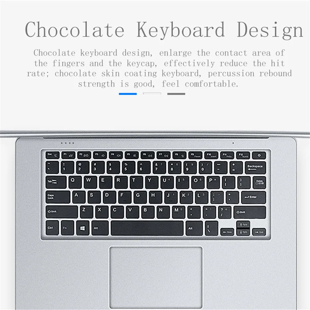 14.1 Inch Laptop Intel Atom X5 Z8350 Quad Core 2GB RAM 32GB ROM Windows 10 IPS Screen BT with HDMI port WiFi DHL Free Shipping