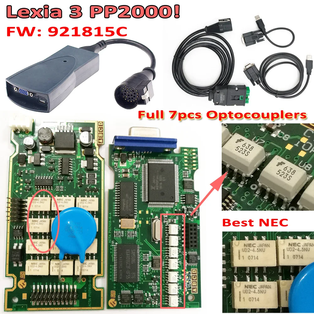 Best Lexia 3 PP2000 Full Chip Diagbox V7.83 with Firmware 921815C ...