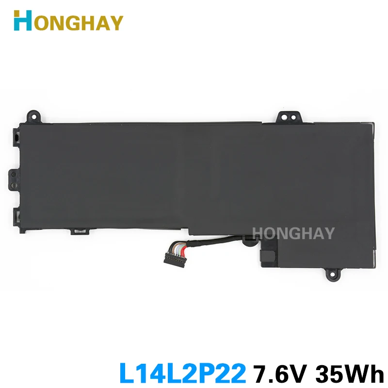 HONGHAY L14L2P22 Laptop Battery for LENOVO U30 U30-70 E31-70 U31-70 IFI L14S2P22 L14M2P24 7.6V 35WH