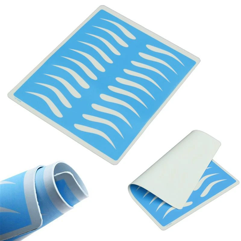 

1PC Eyebrow Stencil Silicone Permanent Makeup Tool Eyebrow Tattoo Practice stencil Make Up Model Eyebrows Styling Tool