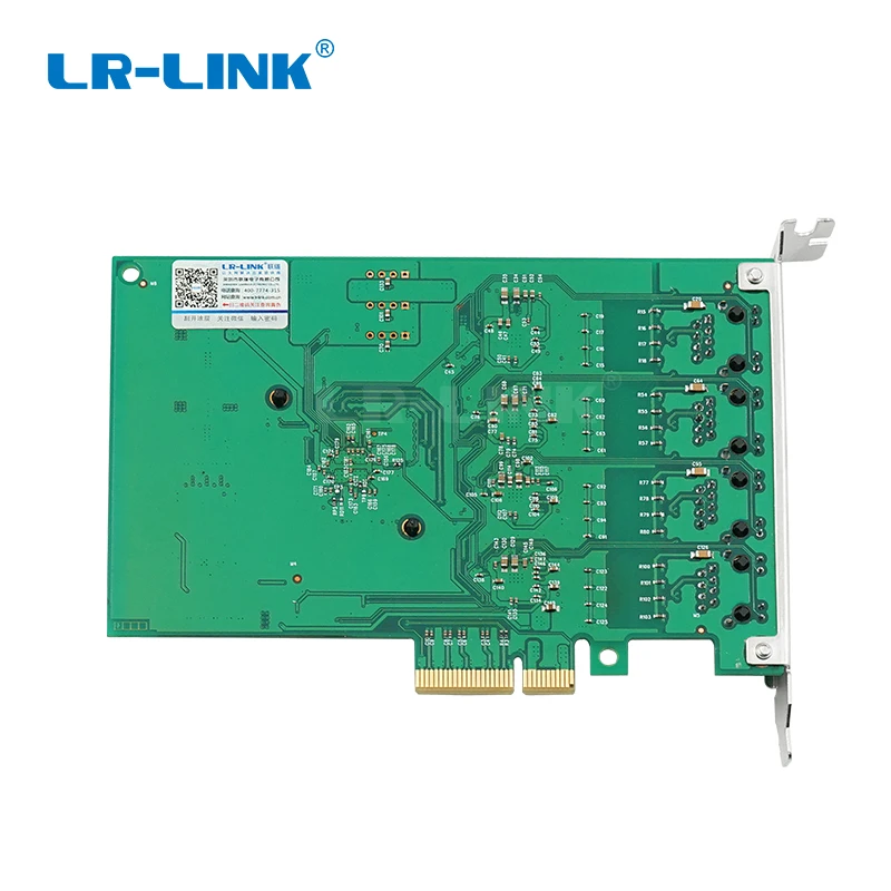 LRES3004PT-PCIe x4 Quad-Port RJ45 Gigabit Ethernet Network Adapter (Intel i210 based)4