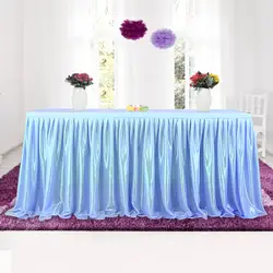 2018 Новое фатиновое платье с юбкой-пачкой Юбка для стола посуда ткань для вечеринка, свадебный банкет для домашнего свадебного украшения