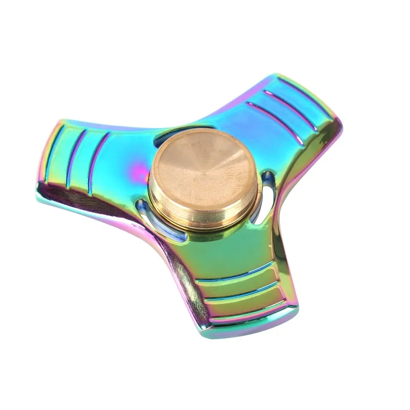Spinner ADHD EDC Stress Spinner Alloy Rainbow Fidget Finger Toy Triangle Anxiety Attention Toy High Speed for Killing Time Ultra Spinner ADHD EDC Stress Spinner Alloy Rainbow Fidget Finger Toy Triangle Anxiety Attention Toy High Speed for Killing Time Ultra