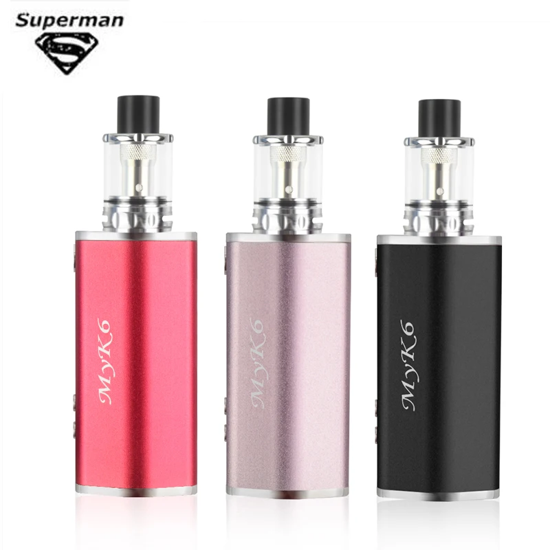 

2018 Original MYK6 80w Vape Electronic Cigarette Liquid Mod Box E Cigarettes Vape Pen LED Screen With 2000mah Bulit-in Battery