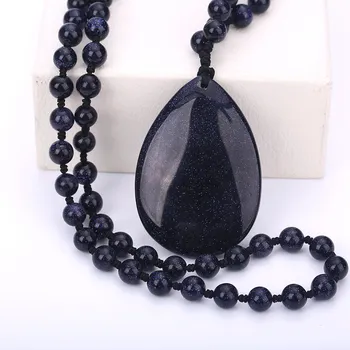 

Jade Charm Reiki Healing Chakra Natural Stone Pendulum For White Green Water Drop Pendant Crystal Obsidian Pendant Chinese Charm