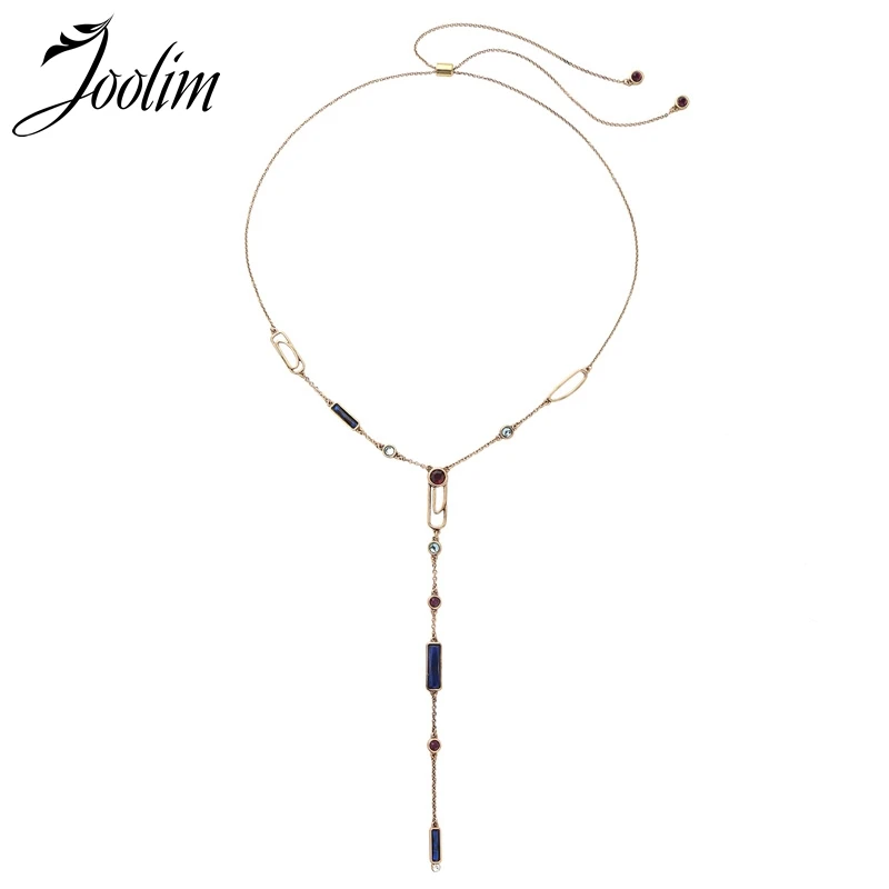 

Joolim Trendy Purple Blue Adjustable Y Necklace Fashion Necklace Wholesale