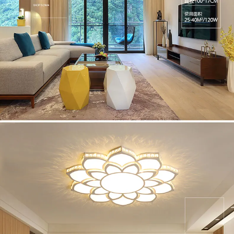 Хрустальные современные светодиодные потолочные лампы для гостиной, спальни, кабинета, светильники, акриловые стильные светодиодные потолочные лампы