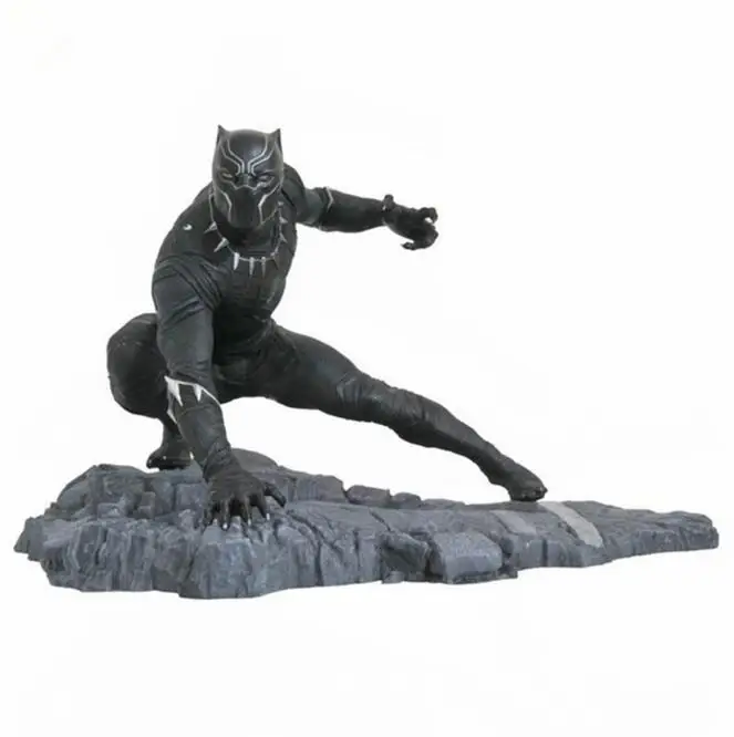 Black Panther Action Figure Statue Sculpture Resin Toys Home Modern Decoration 4.5' Black Panther Marvel Avengers Figure Statue