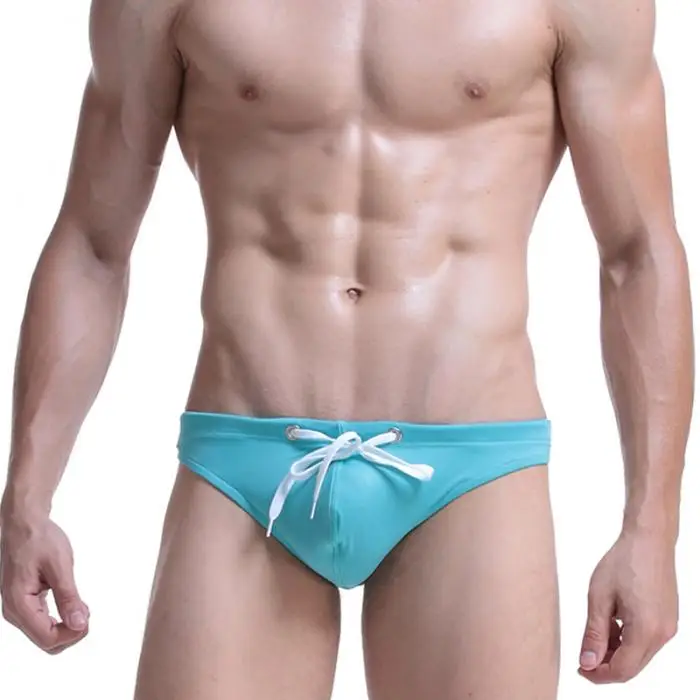 Летняя мужская сексуальная одежда для купания сплошной купальник с узором Трусы на шнурках шорты мужские для серфинга плавания B2Cshop
