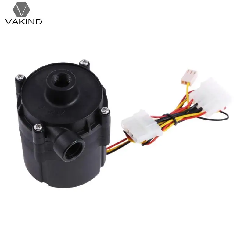 

VAKIND DC 12V 18W SC1000 Computer PC Water Cooling System Ceramic Bearing Pump Maximum Flow 1000L/H with Speed Controller
