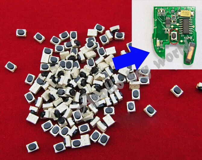 

Micro Tactile Switch Push Button For Renault Twingo Clio Master Kango Car Remote Key 20PCS/lot