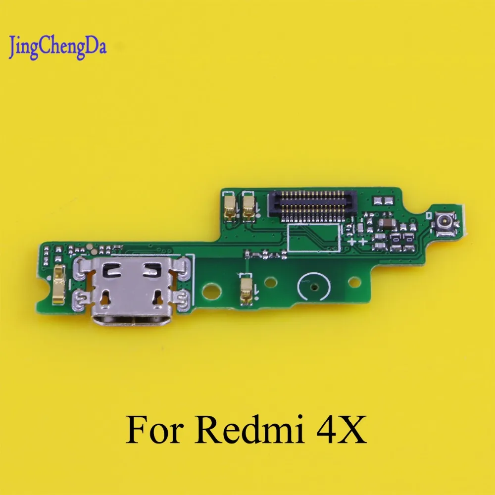 JCD абсолютно для Xiaomi Redmi 4X сотовый телефон USB штекер Зарядка порт док-станция разъем гибкий кабель, сменные детали