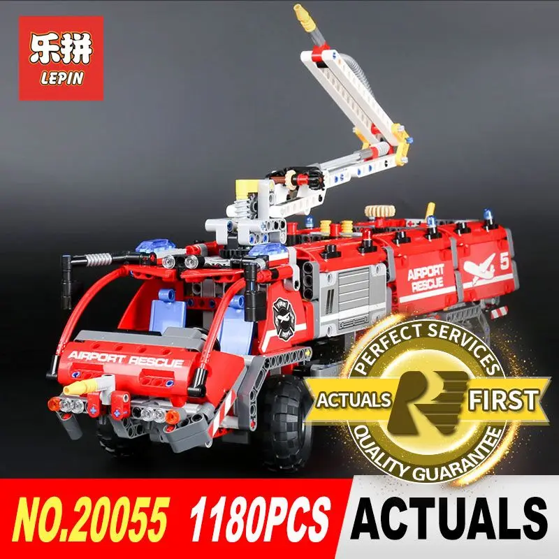 

Lepin 20055 1180Pcs Genuine Technic Mechanical Series The Rescue Vehicle Set Educational Building Blocks Bricks Toys Gift 42068