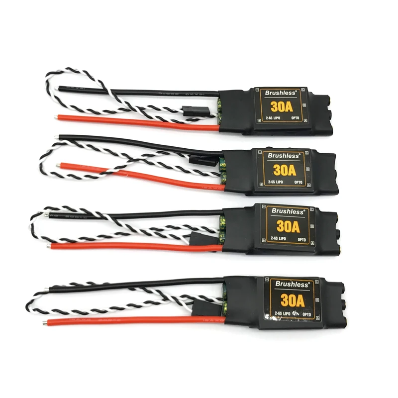 4 PCS New XXD 30A 2-6S Brushless ESC OPTO for fpv racing F450 F550 Helicopter Multicopter Motor Speed Controller RC Esc | Игрушки и