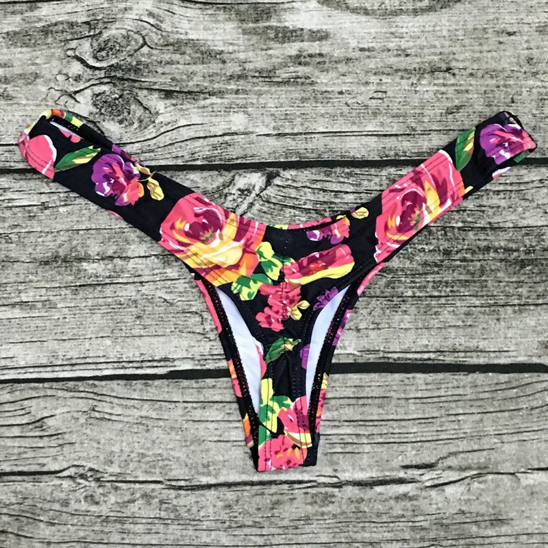 Wholesale Sexy Women Bikini Brazilian Cheeky Bottom Thong V Swimwear Swimsuit Panties Briefs  Bikini Panties cheeky Swim Trunks high leg bikini set