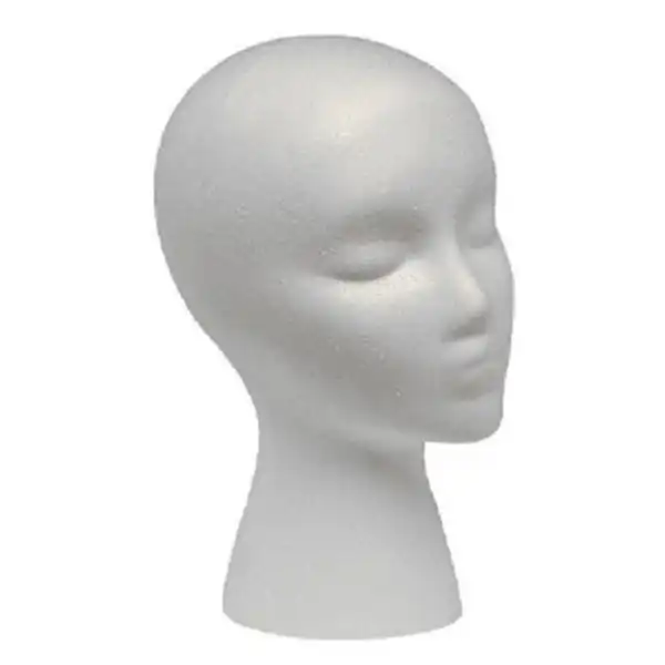 styrofoam head