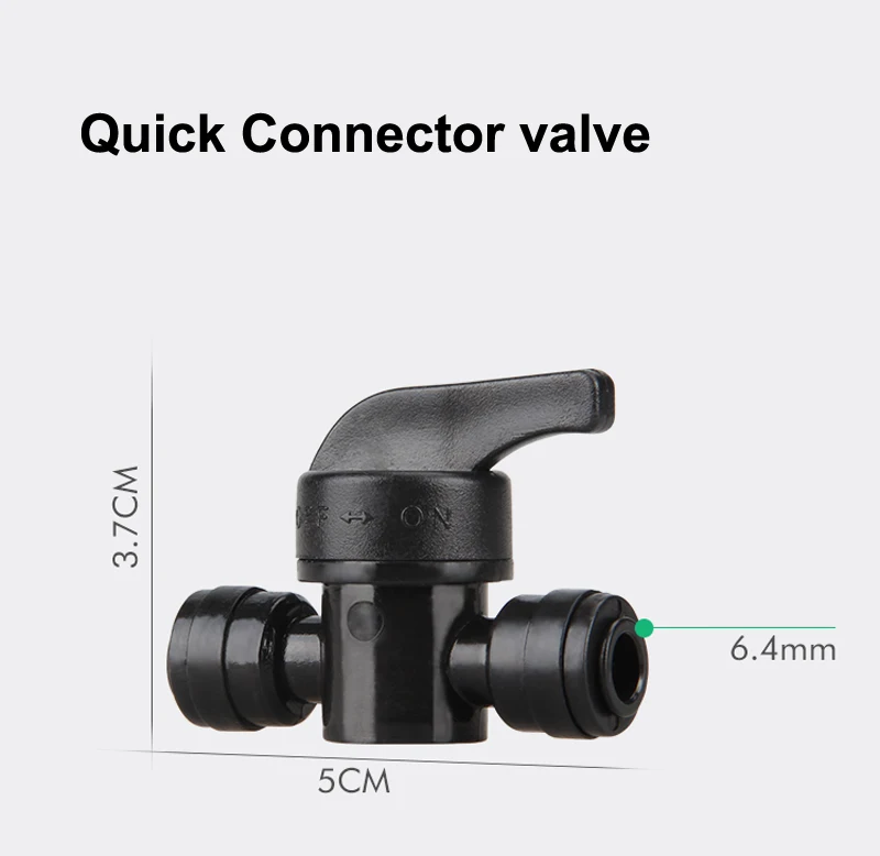 NuoNuoWell 1/4 ''трубный Тройник быстрый соединитель Концевая крышка адаптер