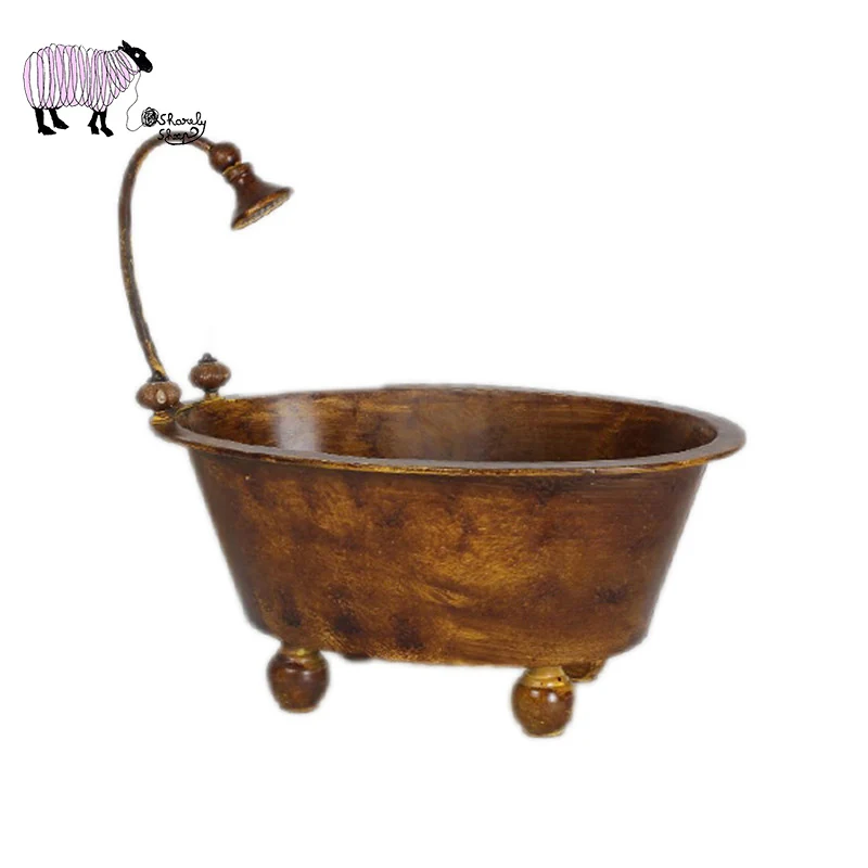 Newborn Iron Bathtub Basket Photography Props Infant Baby Photo Shoot Studio Summer Posing Props bebe fotografia Accessories