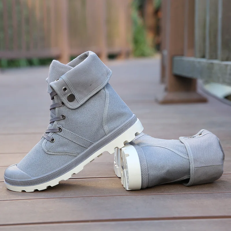 mens casual high top boots