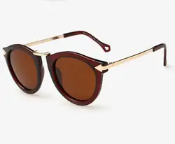 Coolsir Новая Мода Cat Eye Солнцезащитные очки для женщин Для женщин хороший Рамки градиентные поляризационные Защита от солнца Очки вождения 1189