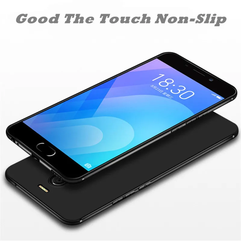 Матовый ТПУ чехол PDGB для Meizu 15 Lite M15 16th Plus 16 16X 16S M8 V8 Pro X8 однотонный мягкий из ярких