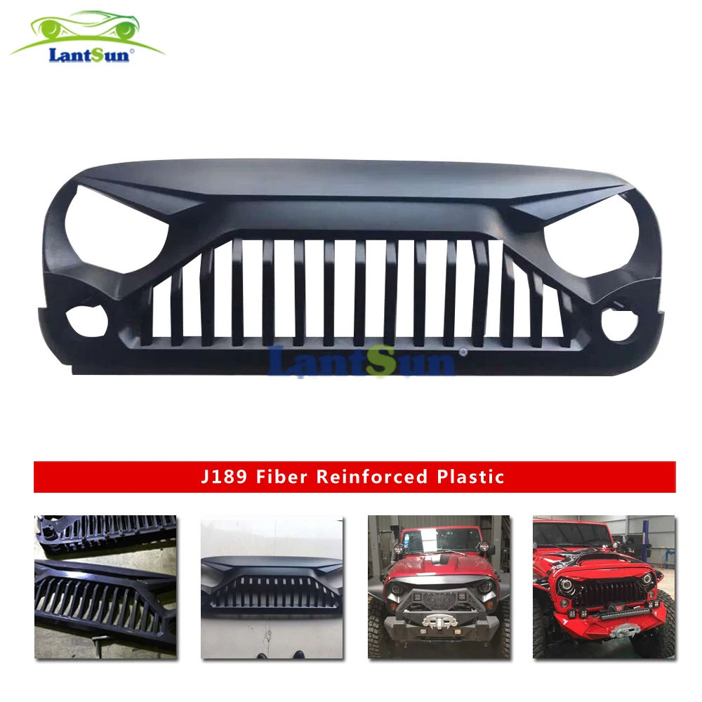 1 set J189 ABS plastic Front Matte Black Gladiator Vader Grille for 2007-2017 Jeep Wrangler JK Rubicon Sahara Sport 1 set J189 ABS plastic Front Matte Black Gladiator Vader Grille for 2007-2017 Jeep Wrangler JK Rubicon Sahara Sport
