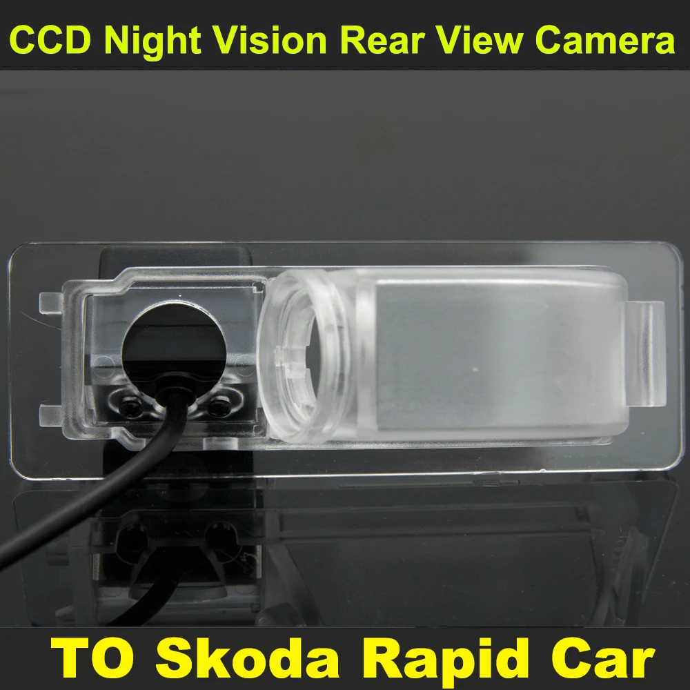 Автомобильная камера заднего вида с ночным видением CCD для Skoda Rapid|car rear view reverse|car