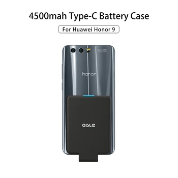 

OISLE 4500mAh Type-C Battery Case For Honor 9 10 Lite V20 Power Bank Case For Huawei Play/V10/Note 10 Mini Portable fast Charger