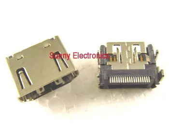 

free shippng 10pcs HDMI 19-Pin SMD PCB Female 180 Degree Connector Type A DIY