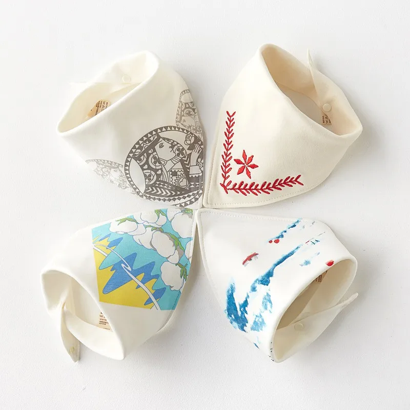 4PCS Cotton Bibs Baby Feeding Smock Infant Burp Cloths Cartoon Saliva Towel Baby Eating Accessory Soft Baby Stuff 4PCS Cotton Bibs Baby Feeding Smock Infant Burp Cloths Cartoon Saliva Towel Baby Eating Accessory Soft Baby Stuff