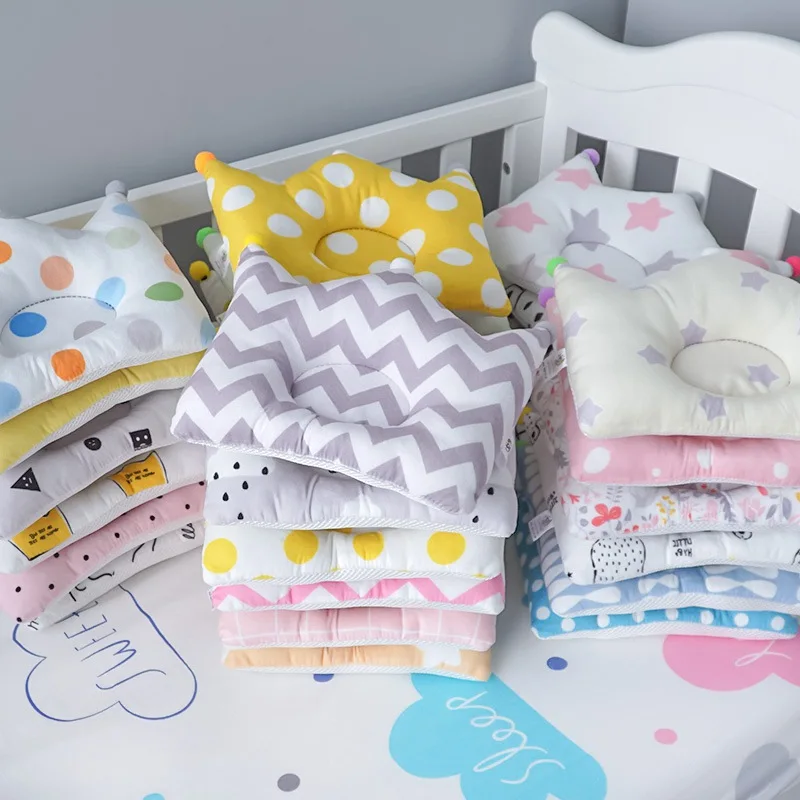 

Baby Head Shaping Pillow For Newborn Breathable 3D Head Protection Pad Toddler Nursing Crown Shaped Sleeper