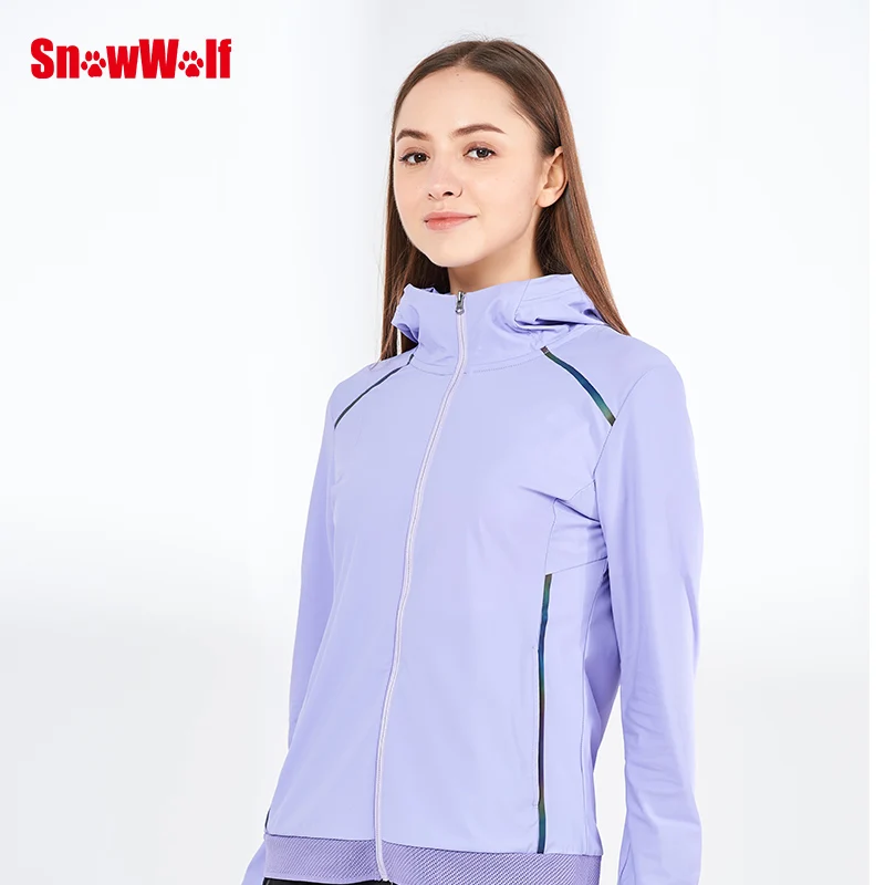 SnowWolf 2019 Women Hooded Jacket Spring Summer Waterproof Sun UV Protection Coats female Outdoor Sportswear Skin Jackets |