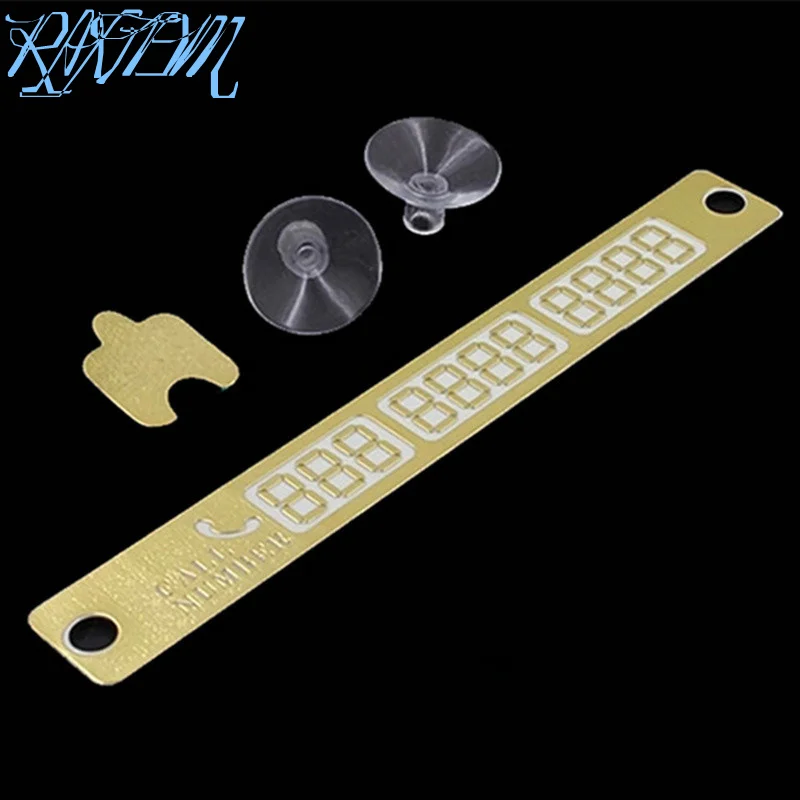 

Temporary Parking Card Luminous Phone Number Card for Toyota Kijang Innova Calya Rush Fortuner Etios Avanza