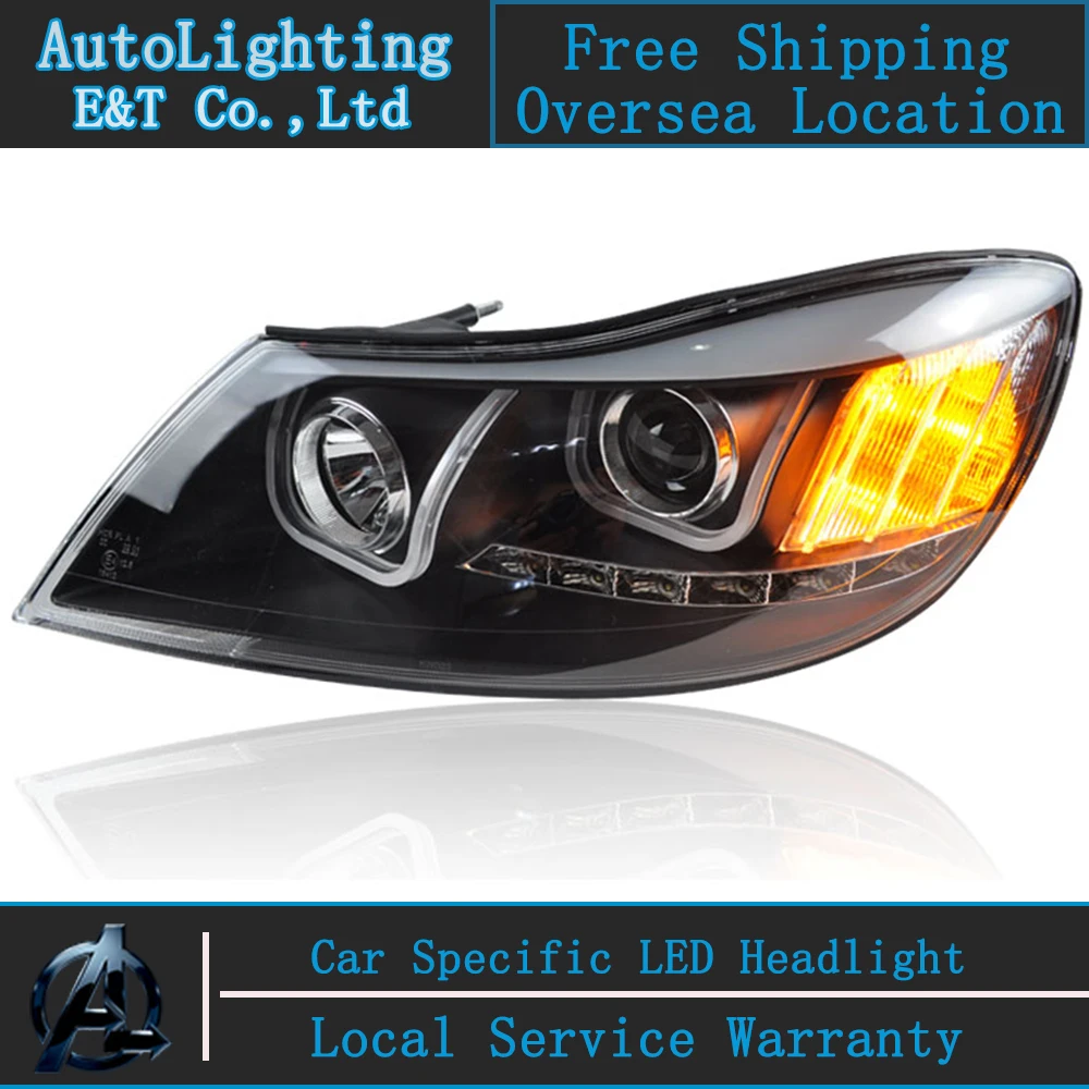 Car styling LED Head Lamp for Skoda Octavia A5 led headlight assembly