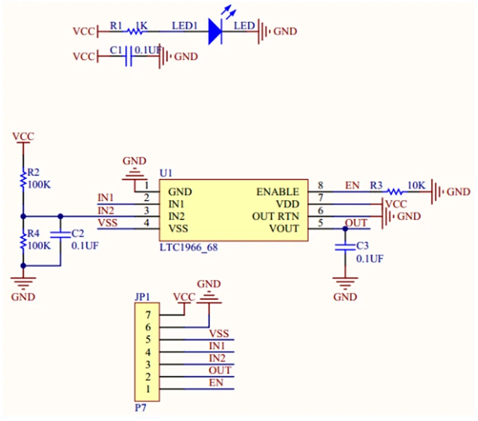 LTC1966 модуль преобразователя точной микромощности Delta Sigma RMS в DC преобразователь Breakout Board модуль LTC1966