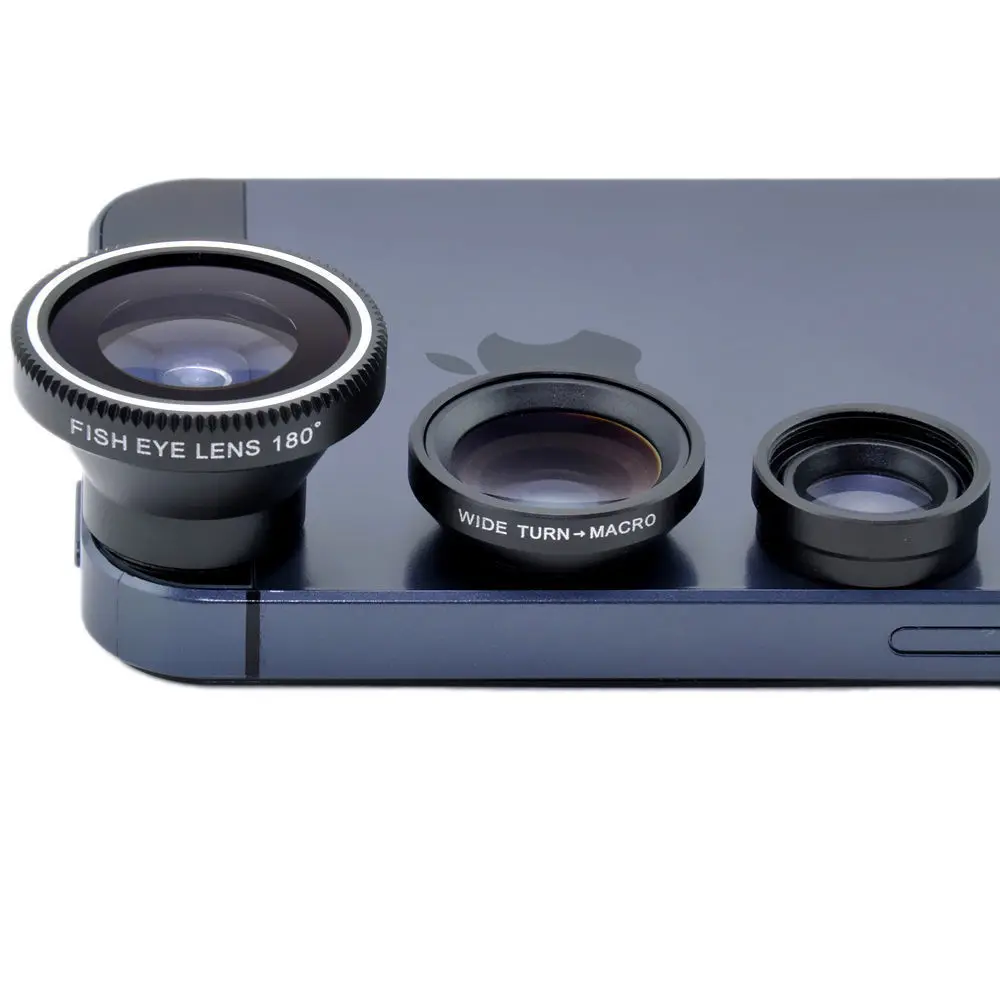 Магнитный 3in1 телефон объектив( рыбий глаз объектив+ широкоугольный+ макро-объектив) фотография комплект комплект для iPhone 4 4S 5 5S 5C 6 6 плюс Samsung все телефоны