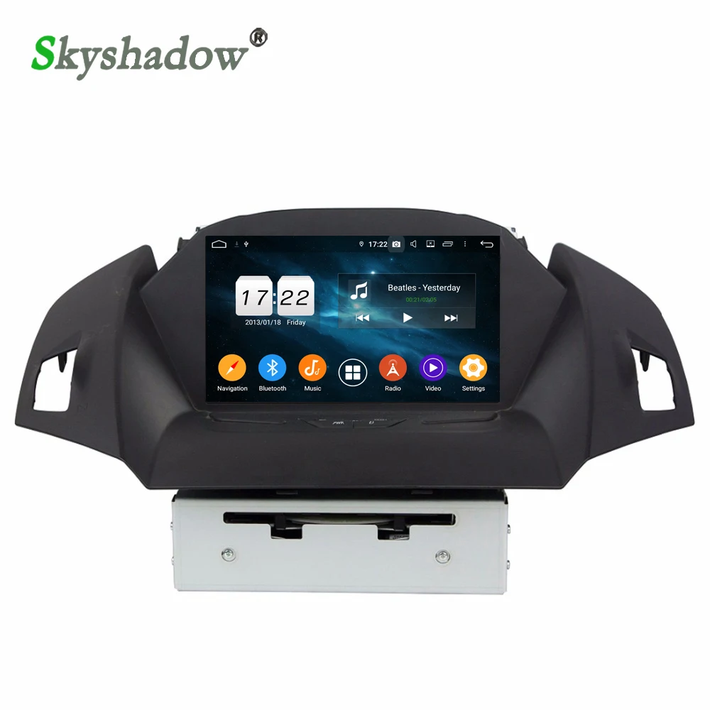 

DSP IPS Android 9.0 8Core 4GB+32GB Multimedia Car DVD Player GPS Map Radio WIFI Bluetooth 4.2 For Ford KUGA 2