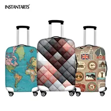 INSTANTARTS Thickened Luggages Protective Cover for 18-30 Inch Trolley Cases Waterproof Elastic Suitcases Bag Dust Rain Covers
